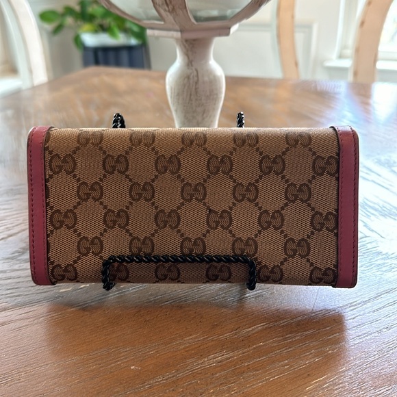 Gucci GG canvas/leather long wallet - Picture 9 of 14